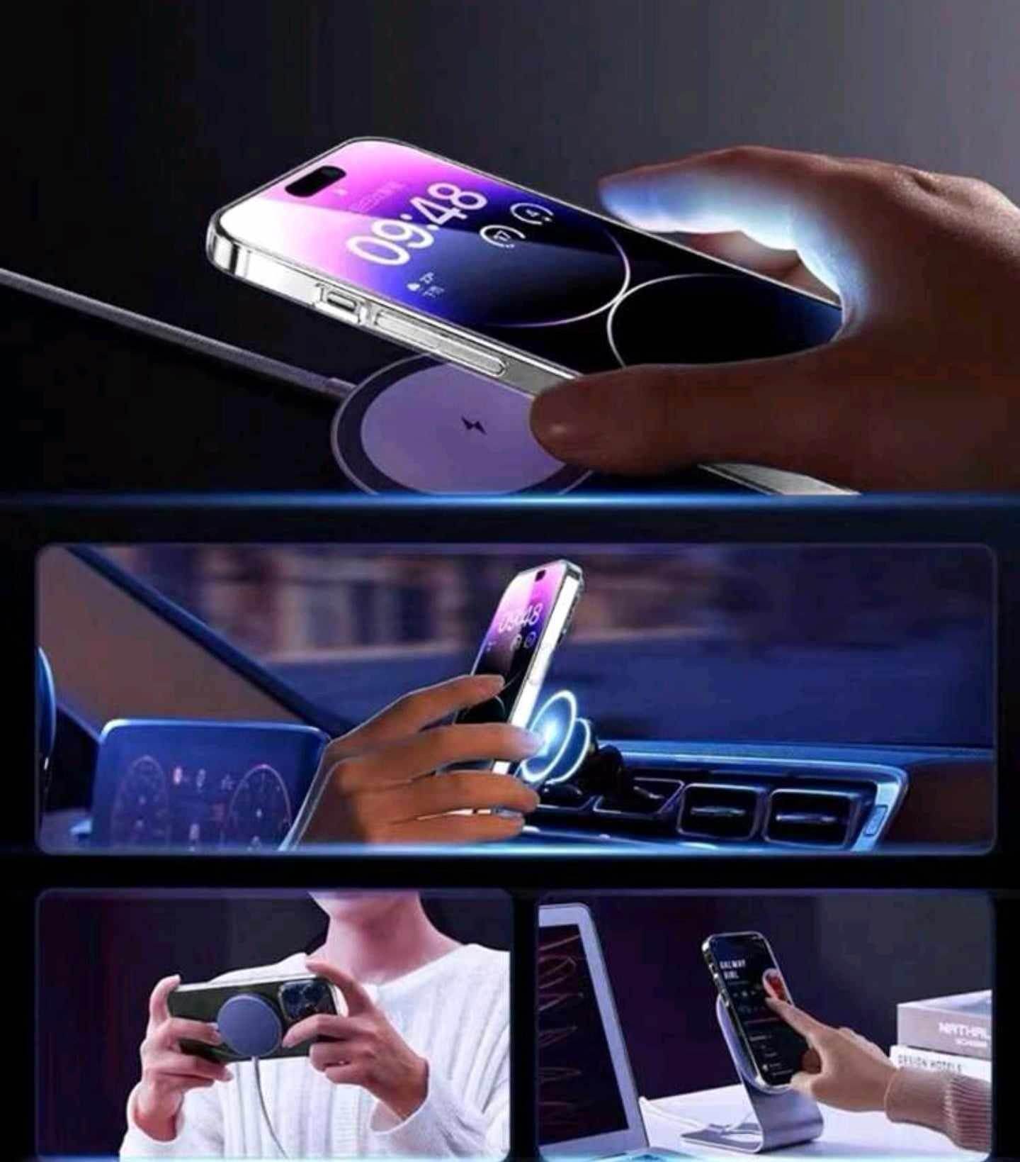 Coque magnétique transparent - Le bazar de mymy