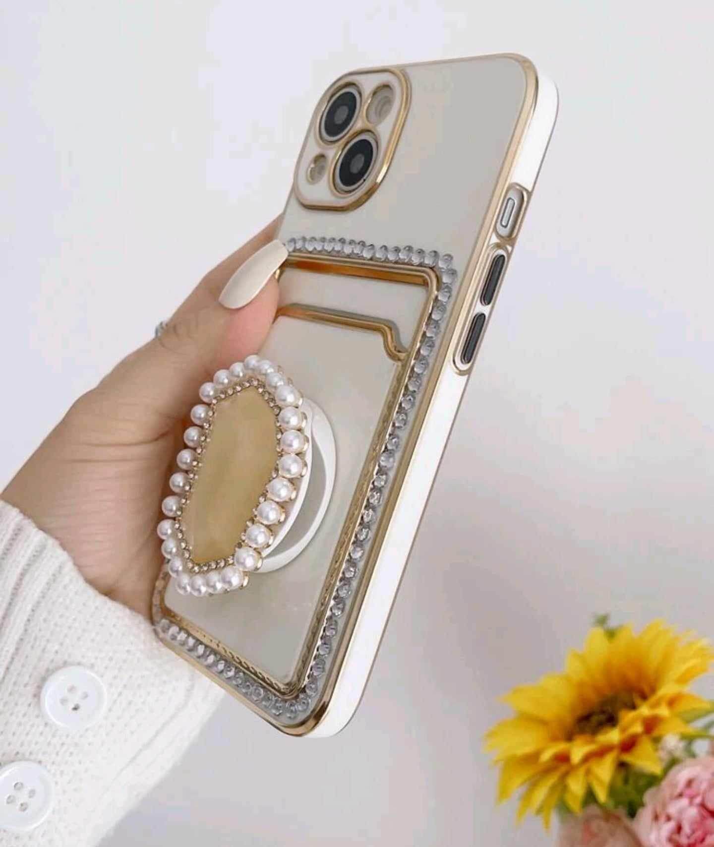 Coque à strass avec support PopSockets - Le bazar de mymy