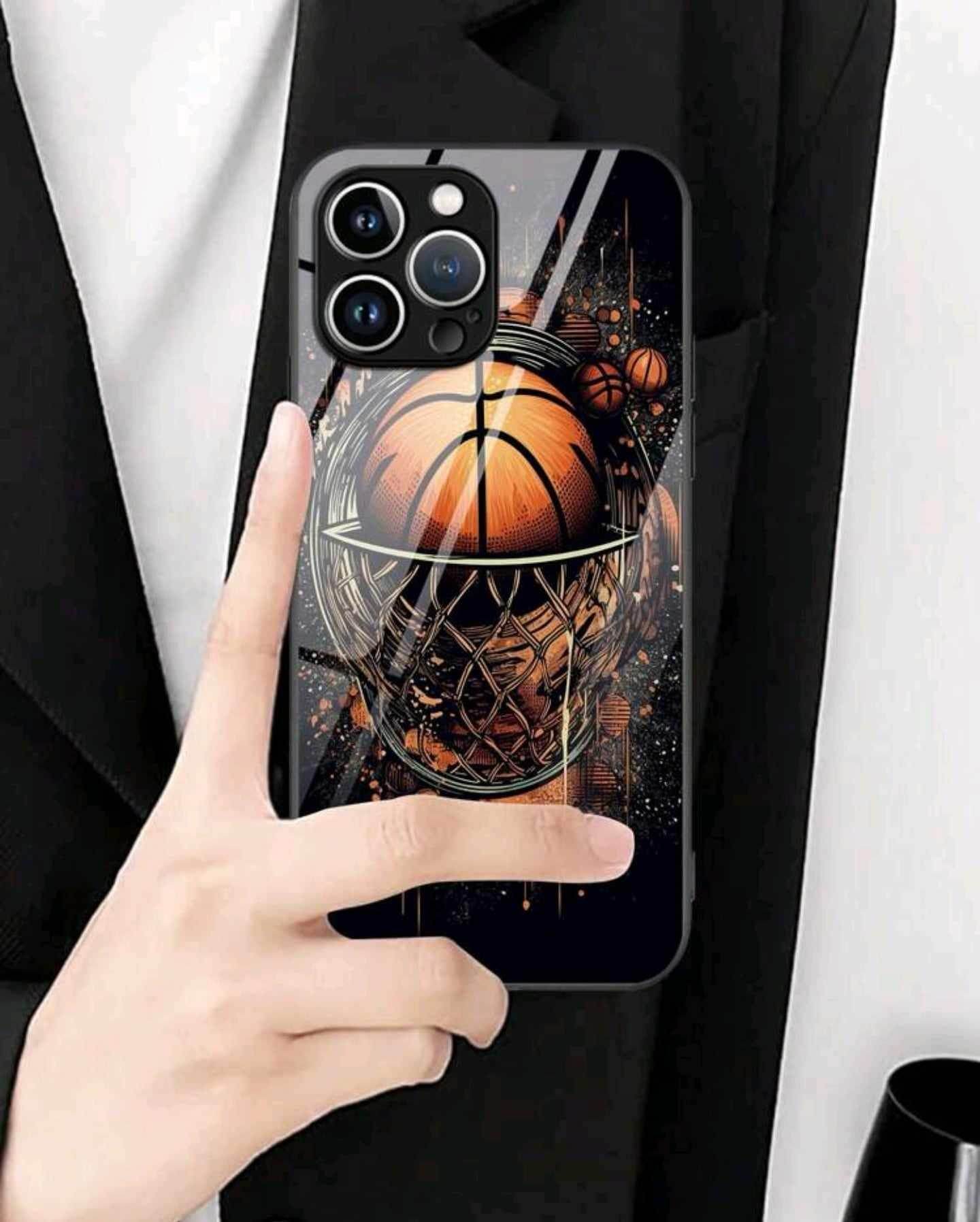 Coque motif basket-ball - Le bazar de mymy