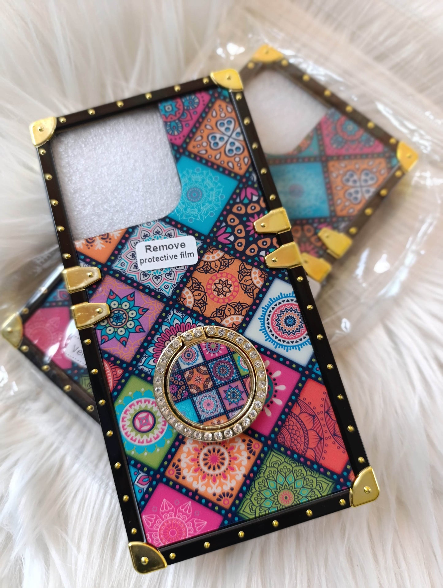 Coque à imprimé avec support - Le bazar de mymy