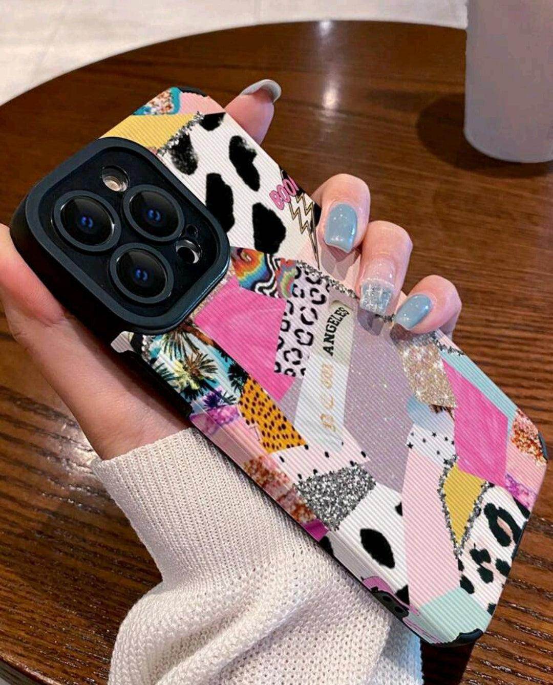 Coque imprimée patchwork - Le bazar de mymy