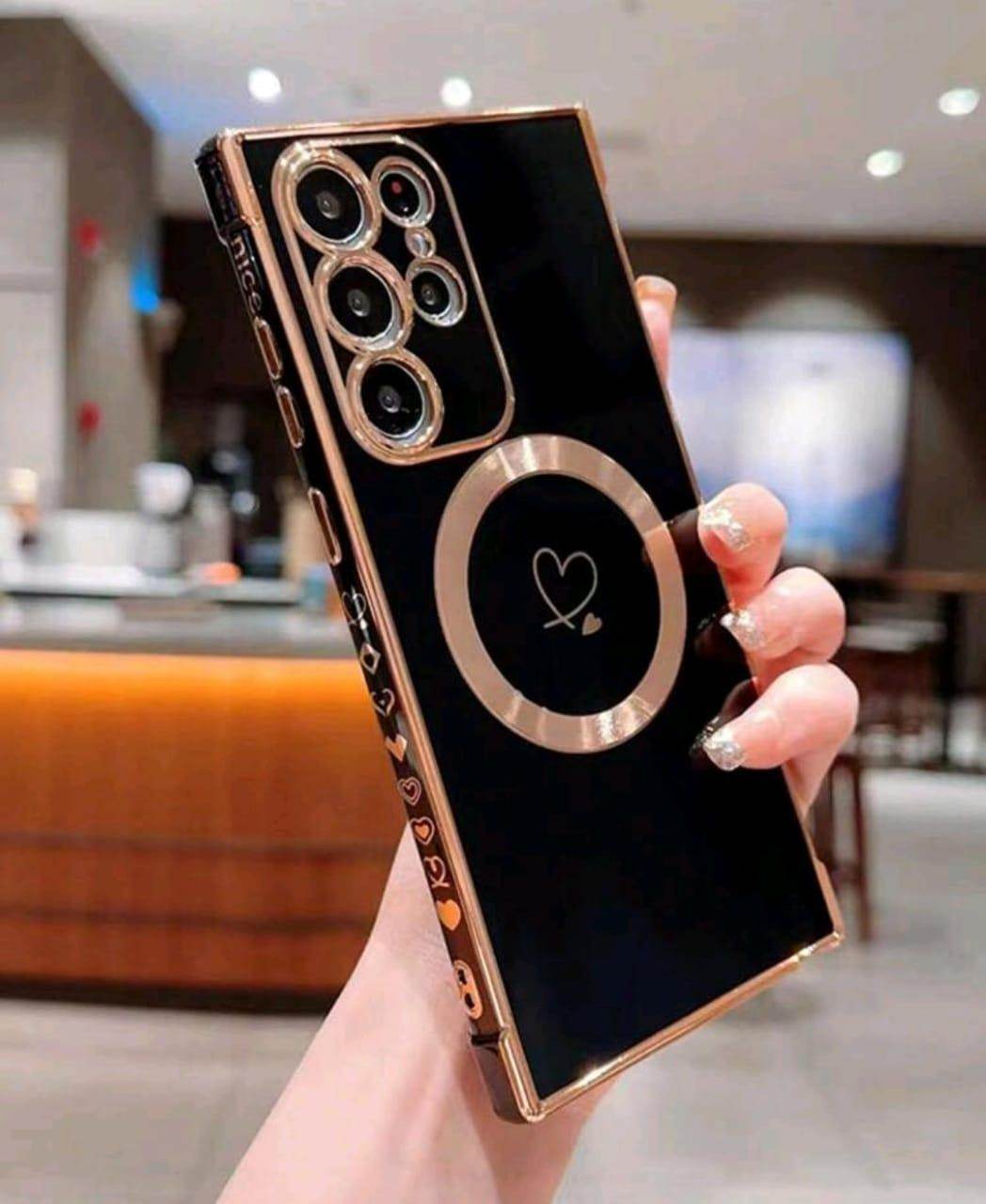 Coque de téléphone avec cœur et aimant - Le bazar de mymy