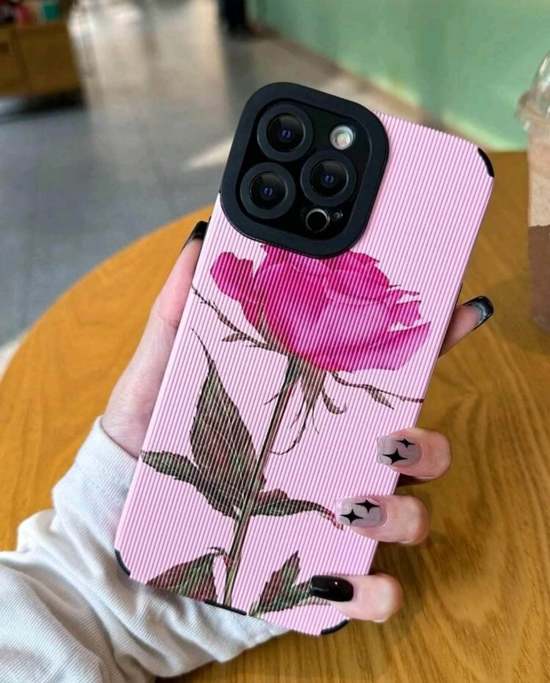 Coque rose à fleur - Le bazar de mymy