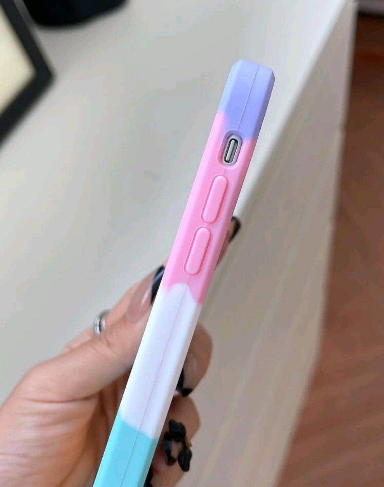 Coque de telephone portable Colorblock - Le bazar de mymy