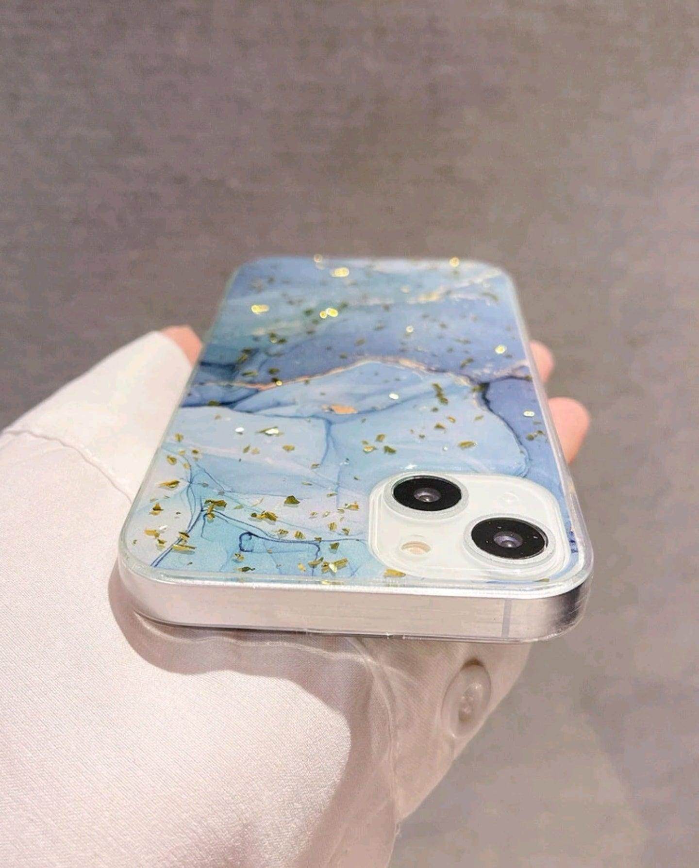 Coque de telephone portable motif marbré - Le bazar de mymy