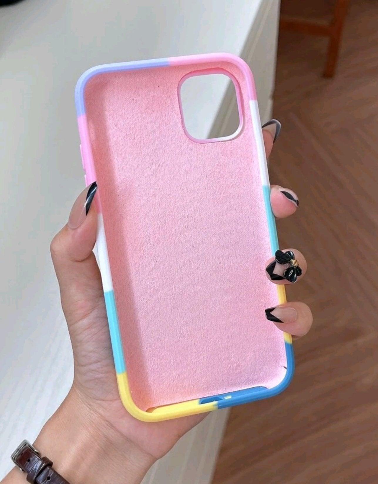 Coque de telephone portable Colorblock - Le bazar de mymy 